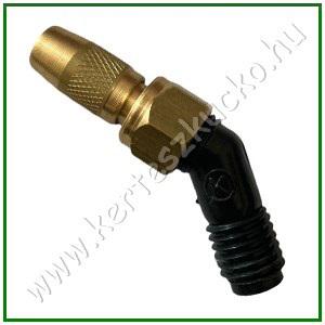 Állítható szórófej szimpla réz műanyag pipával