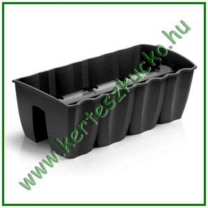 Balkonláda KORLÁTRA 60 cm ANTRACIT - PROSPERPLAST DCRO600