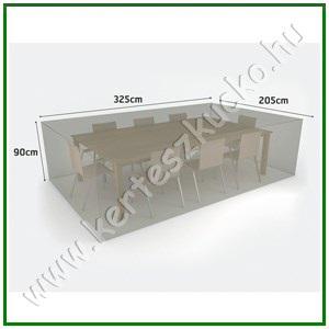 Covertop kültéri bútortakaró asztalhoz és 8 db székhez 205x325x90 cm