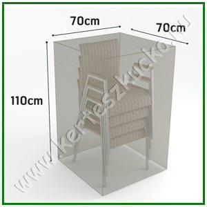 Covertop kültéri bútortakaró székekhez 70x70x110 cm