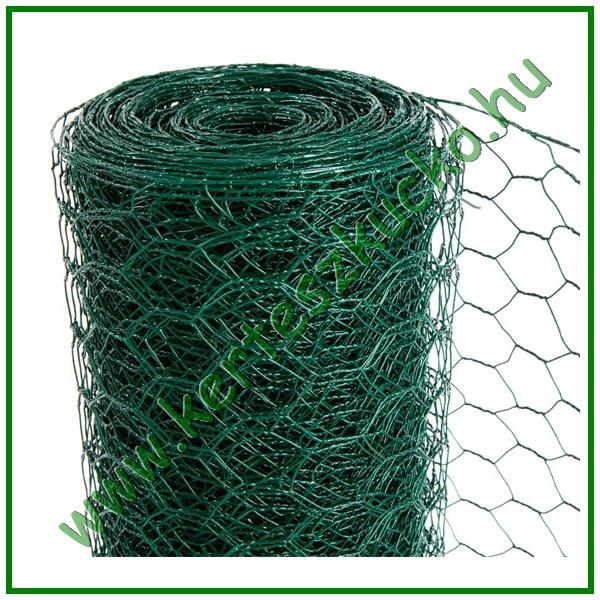 Csirkeháló PVC-vel bevont 13 x 13 mm, 1 x 25 m