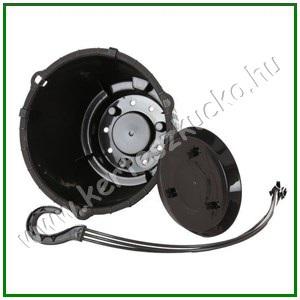 Akasztós kaspó rattan hatású 22 cm ANTRACIT - PROSPERPLAST DRLW215