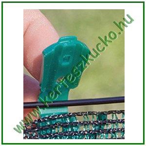 Árnyékolóhálóhoz rögzítő klipsz, zöld színben (20 db/csomag)