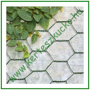 Csirkeháló PVC-vel bevont 13 x 13 mm (0,5 x 25 m)