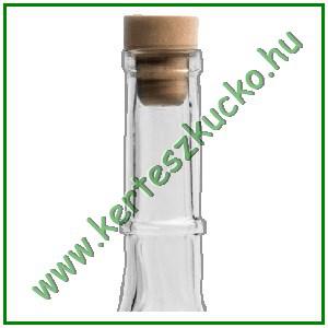 Díszüveg óncímkével 0,5 literes HENGER 2