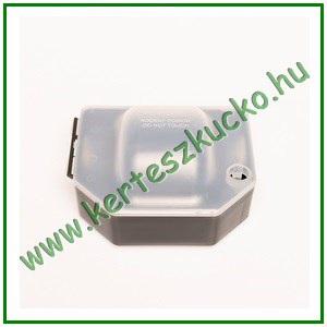 Egérfogó műanyag doboz fém nyárssal átlátszó tetővel