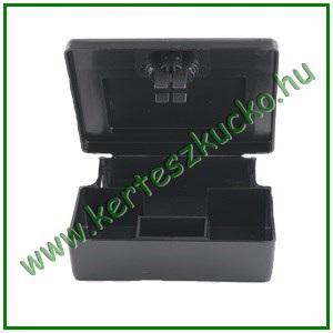 Egérfogó műanyag doboz kulccsal zárható, fekete