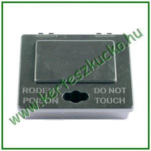 Egérfogó műanyag doboz kulccsal zárható, fekete