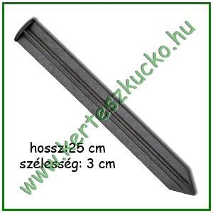 Flexibilis gyepszegély 3,8 cm x 10 méter +20 db leszúrótüske FEKETE