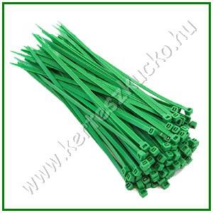 Kábelkötegelő 15 cm zöld 50 db/csomag