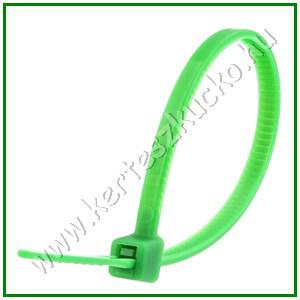 Kábelkötegelő 20 cm zöld 30 db/csomag