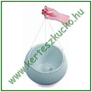 Kaspó fonott asztali vagy akasztós 29 cm BABAKÉK - PROSPERPLAST DKSP290WS