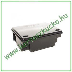 Patkányfogó műanyag doboz, fekete