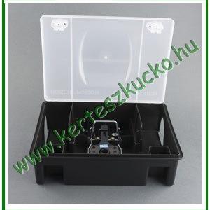 Patkányfogó műanyag láda, magasított átlátszó tetővel