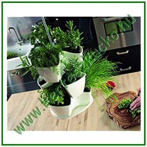 Virágpiramis, függeszthető FEHÉR - PROSPERPLAST DKN300W