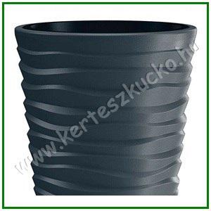 Virágváza betéttel 30 cm ANTRACIT  - PROSPERPLAST DPSA300