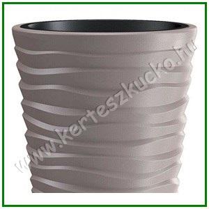 Virágváza betéttel 30 cm MOKKA  - PROSPERPLAST DPSA300
