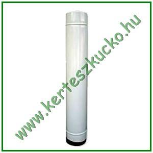 Füstcső zománcozott fehér 118-as 80 cm