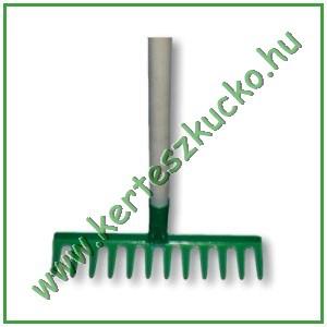 Gereblye 12 fogú erősített, nyéllel