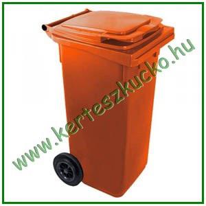 Háztartási kuka 120 literes kerekes BARNA