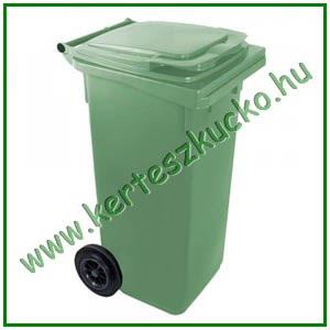 Háztartási kuka 240 literes kerekes ZÖLD