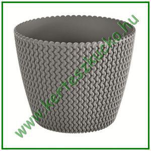 Kaspó fonott 300 mm SZÜRKE - PROSPERPLAST DSP300