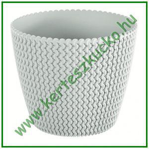 Kaspó fonott 350 mm FEHÉR - PROSPERPLAST DSP350