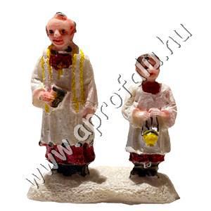 Lelkész ministráns fiúval