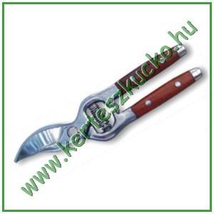 Metszőolló (kovácsolt, fa betétes markolat, 18 cm)