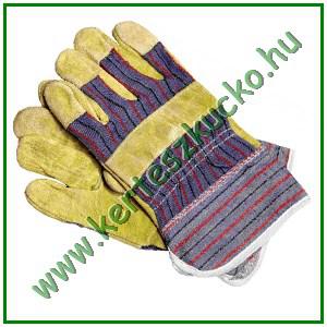 Munkavédelmi kesztyű hasított marhabőrből 10-es méret