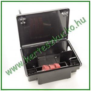 Patkányfogó műanyag doboz, fekete