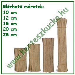 Szőlőkötöző drót papír bevonattal 15 cm