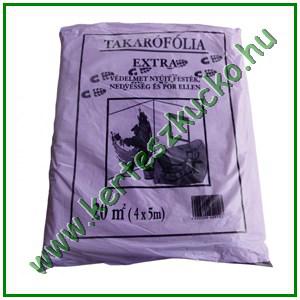 Takarófólia EXTRA 4 x 5 m, 20 m2, 40 mikronos