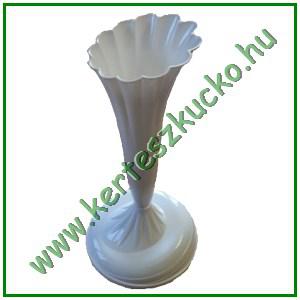 Talpas virágtartó váza fehér, 10 db/csomag