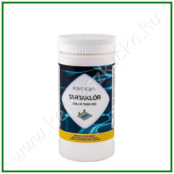 Tartaklór lassan oldódó 200 g-os klórtabletta 1 kg