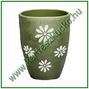 Agyag váza szett, zöld (4 db/szett)