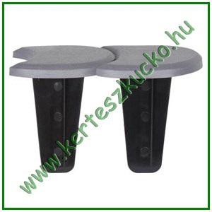 Ágyásszegély műanyag 3,8 m SZÜRKE - PROSPERPLAST IPAK2