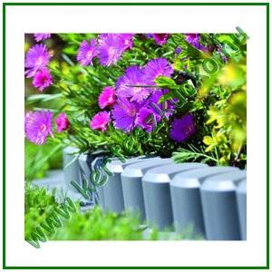 Ágyásszegély műanyag SZÜRKE 3 m x 10 cm - PROSPERPLAST IPAL6