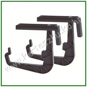 Balkonláda tartó műanyag 1 pár (2 db) ANTRACIT - PROEPERPLAST IWWS