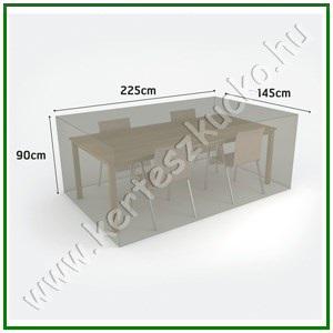 Covertop kültéri bútortakaró asztalhoz és 4 db székhez 145x225x90 cm
