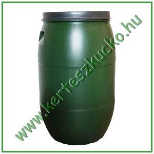 Esővízgyűjtő hordó 220 literes, pattintós tetővel