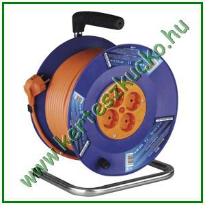 Hosszabbító kábeldob 50 méteres, 4 aljzattal