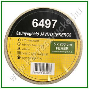 Javító tekercs üvegszálas szúnyoghálóhoz FEHÉR 5 cm x 200 cm