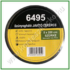 Javító tekercs üvegszálas szúnyoghálóhoz SZÜRKE 5 cm x 200 cm