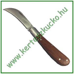 Kacorkés 170 mm, oltókés, ívelt penge, behajtható