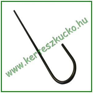 Leszúrótüske fém "J" alakú, 15 cm (100 db/csomag)