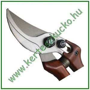 Metszőolló, fa mintás markolattal ( 20 cm )