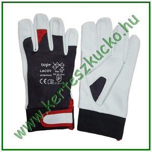 Munkavédelmi kesztyű báránybőrbőr pamut kézháttal 9-es