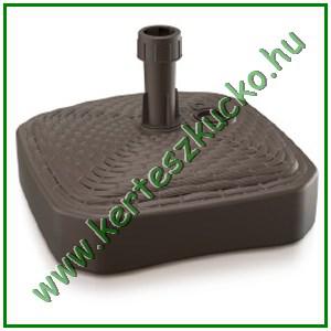 Napernyő tartó, rattan hatású műanyag, SZÖGLETES