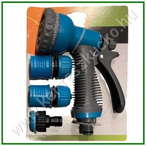 Öntözőpisztoly szett 5 db-os 9 funkciós pisztoly+csatlakozók